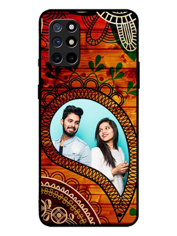 Custom Oneplus 8T Personalized Glass Phone Case  - Abstract Colorful Design