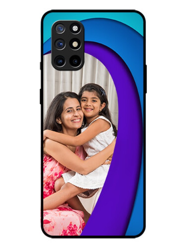 Custom Oneplus 8T Photo Printing on Glass Case  - Simple Pattern Design