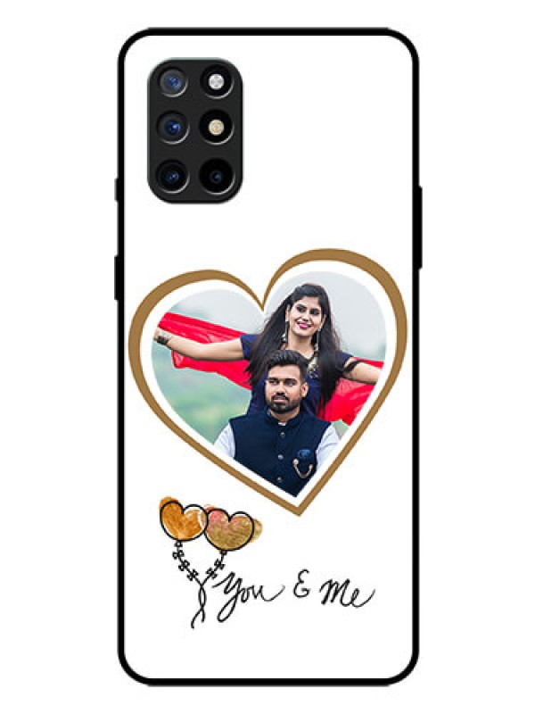 Custom Oneplus 8T Custom Glass Mobile Case  - You & Me Design