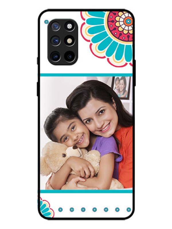 Custom Oneplus 8T Custom Glass Phone Case  - Flower Design
