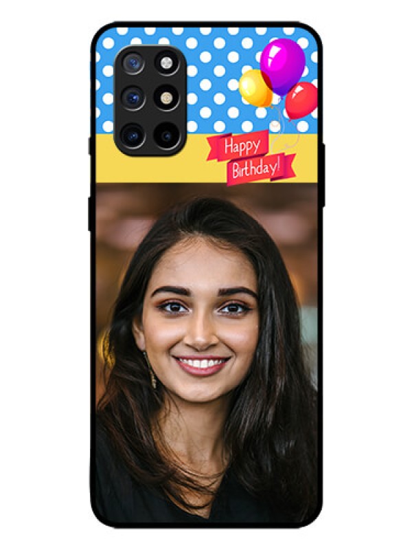 Custom Oneplus 8T Custom Glass Mobile Case  - Happy Birthday Design