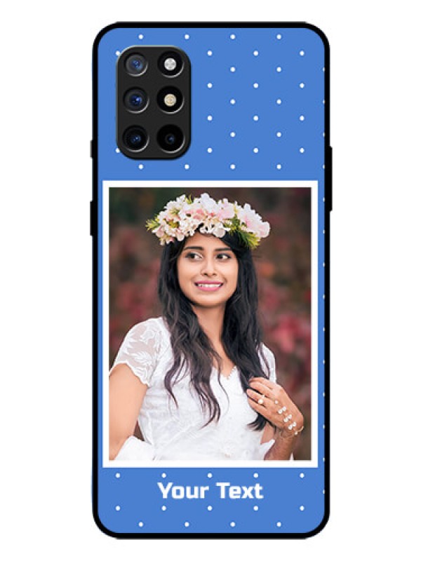 Custom Oneplus 8T Photo Printing on Glass Case  - Polka dots design