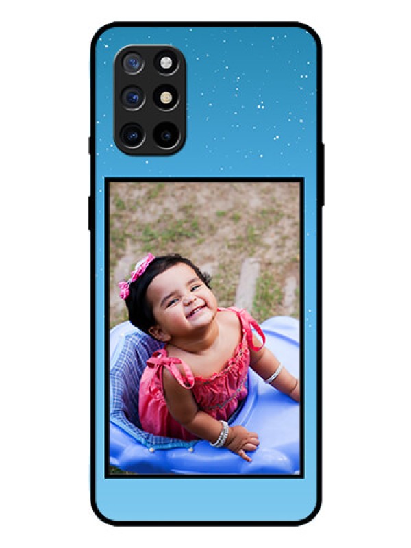 Custom Oneplus 8T Custom Glass Mobile Case  - Wave Pattern Colorful Design