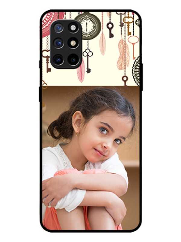 Custom Oneplus 8T Custom Glass Mobile Case  - Boho Style Design