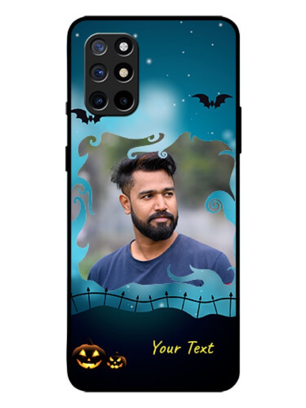 Custom Oneplus 8T Custom Glass Phone Case  - Halloween frame design