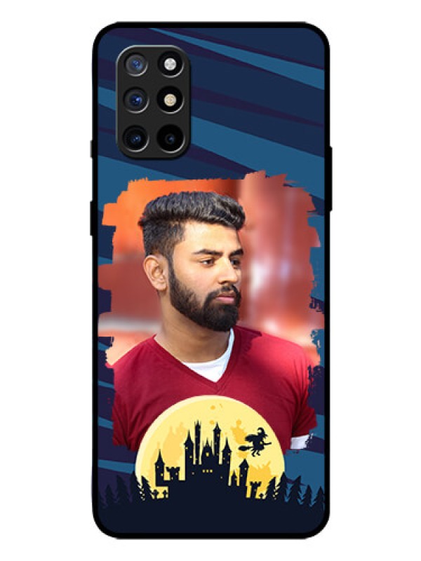 Custom Oneplus 8T Photo Printing on Glass Case  - Halloween Witch Design 