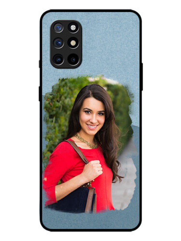 Custom Oneplus 8T Custom Glass Mobile Case  - Grunge Line Art Design