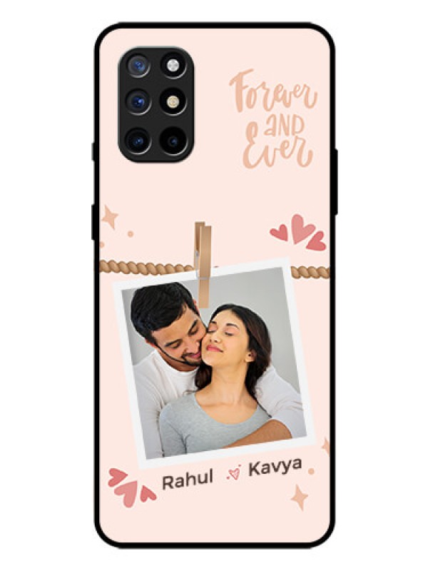 Custom OnePlus 8T Custom Glass Phone Case - Forever and ever love Design