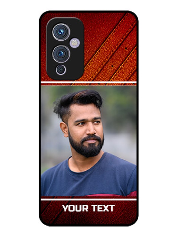 Custom Oneplus 9 5G Personalized Glass Phone Case - Leather Phone Case Design