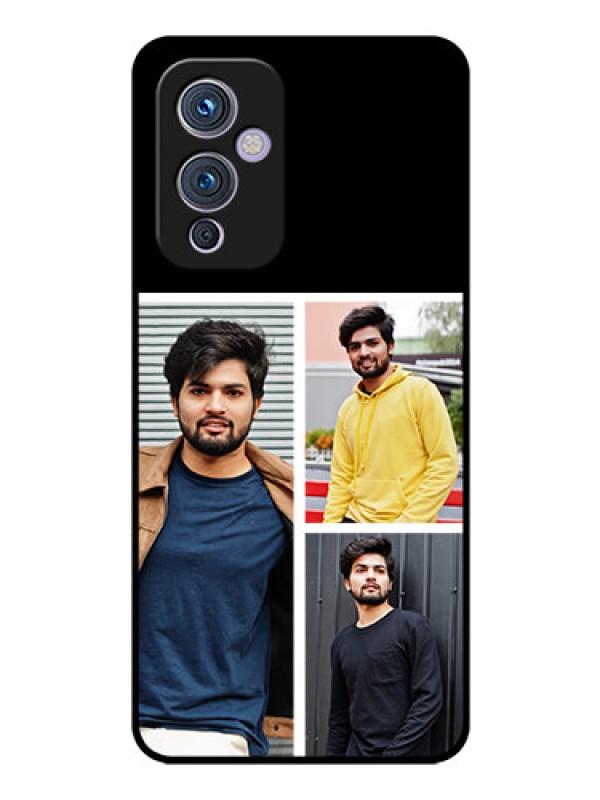 Custom Oneplus 9 5G Photo Printing on Glass Case - Upload Multiple Picture Design