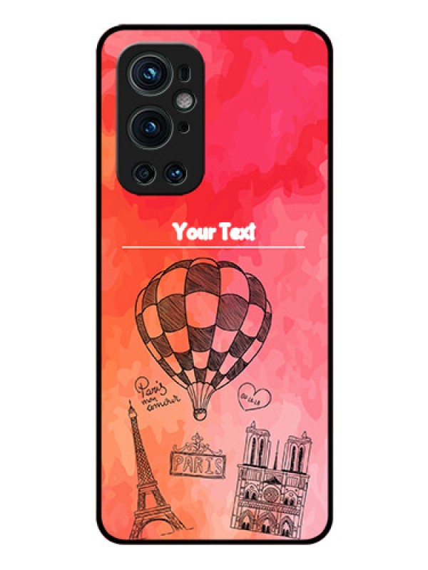 Custom Oneplus 9 Pro 5G Custom Glass Phone Case - Paris Theme Design