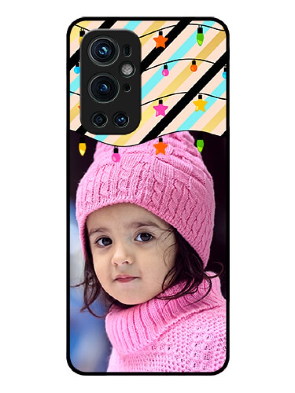 Custom Oneplus 9 Pro 5G Custom Glass Mobile Case - Lights Hanging Design