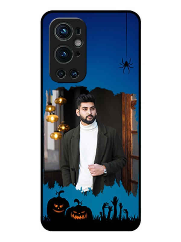 Custom Oneplus 9 Pro 5G Photo Printing on Glass Case - with pro Halloween design 
