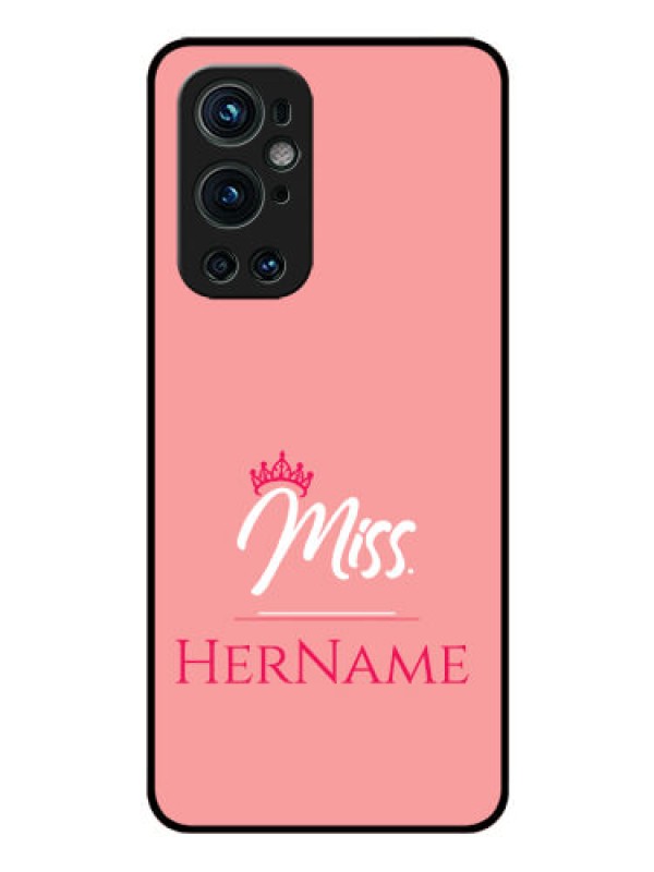 Custom Oneplus 9 Pro 5G Custom Glass Phone Case Mrs with Name