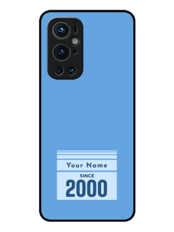Custom OnePlus 9 Pro 5G Custom Glass Mobile Case - Custom Year of birth Design