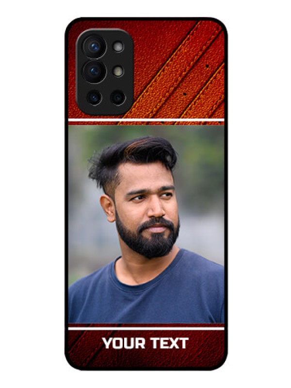 Custom Oneplus 9R 5G Personalized Glass Phone Case - Leather Phone Case Design