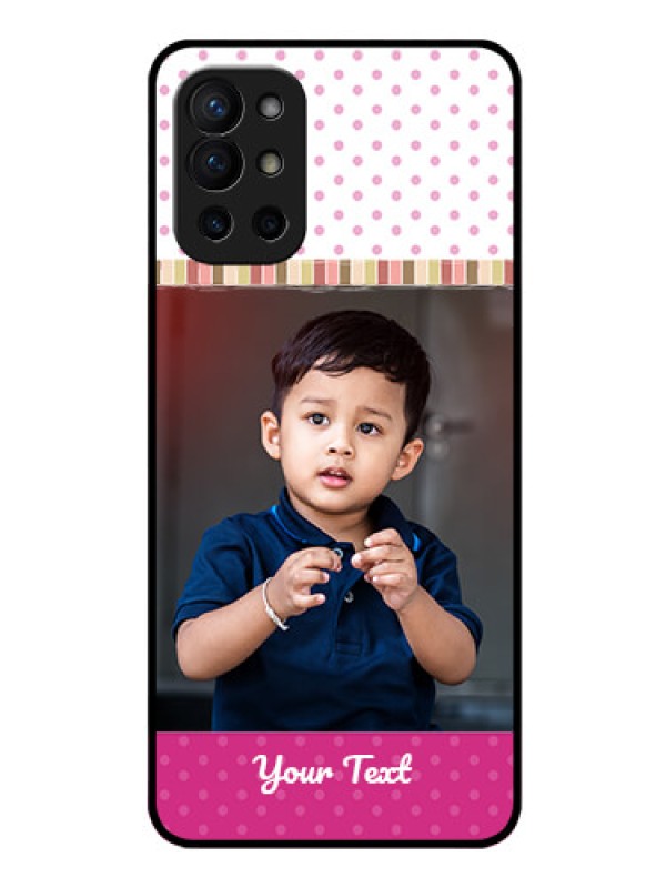 Custom Oneplus 9R 5G Photo Printing on Glass Case - Cute Girls Cover Design
