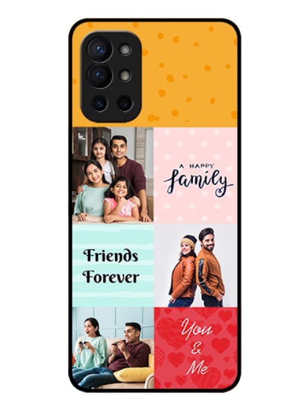 Custom Oneplus 9R 5G Personalized Glass Phone Case - Images with Quotes Design