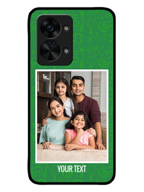 Custom OnePlus Nord 2T 5G Personalized Glass Phone Case - Picture Upload Design