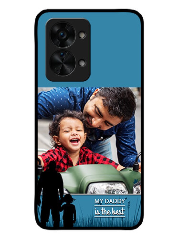 Custom OnePlus Nord 2T 5G Custom Glass Mobile Case - Best dad design