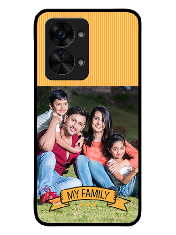 Custom OnePlus Nord 2T 5G Custom Glass Phone Case - My Family Design