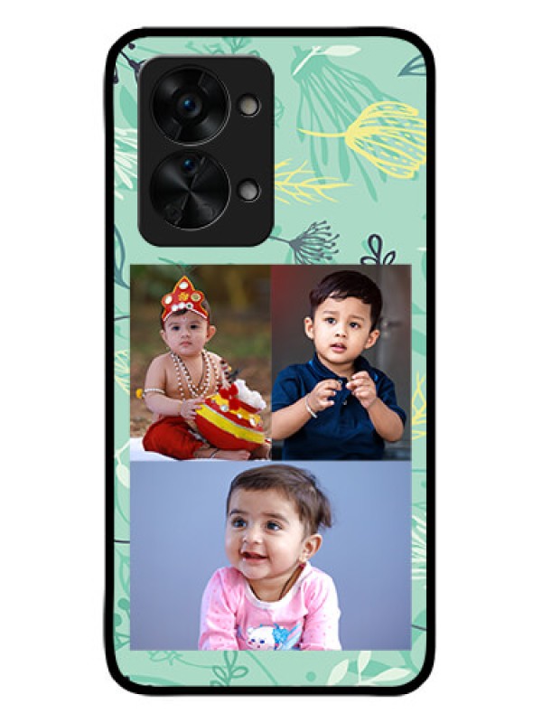 Custom OnePlus Nord 2T 5G Photo Printing on Glass Case - Forever Family Design