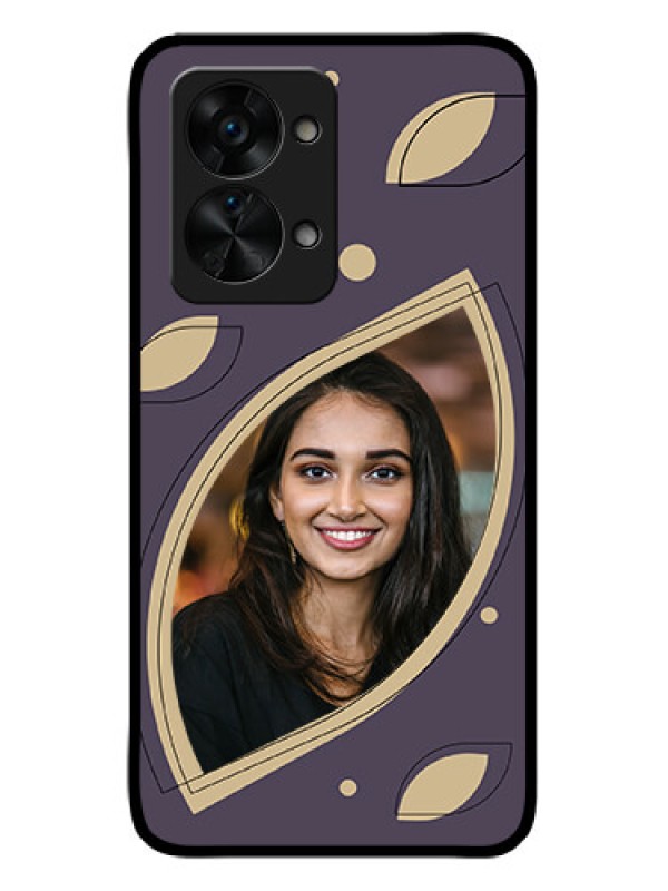 Custom OnePlus Nord 2T 5G Custom Glass Mobile Case - Falling Leaf Design