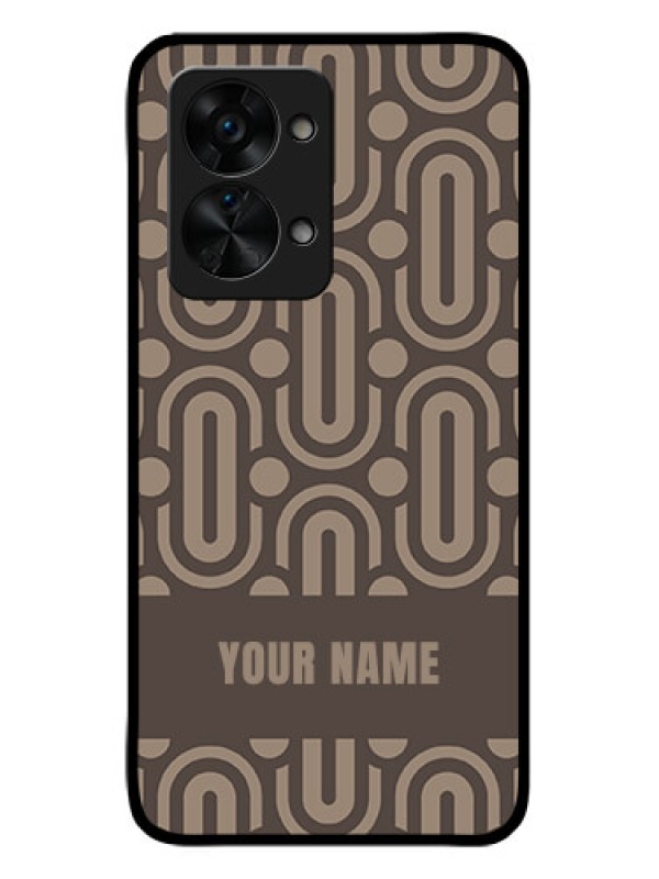 Custom OnePlus Nord 2T 5G Custom Glass Phone Case - Captivating Zero Pattern Design