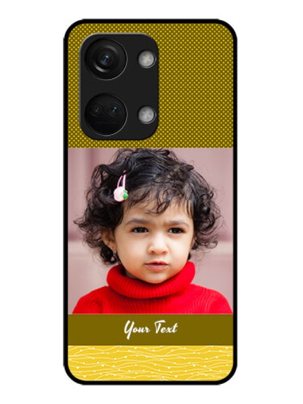 Custom OnePlus Nord 3 5G Custom Glass Phone Case - Simple Green Color Design