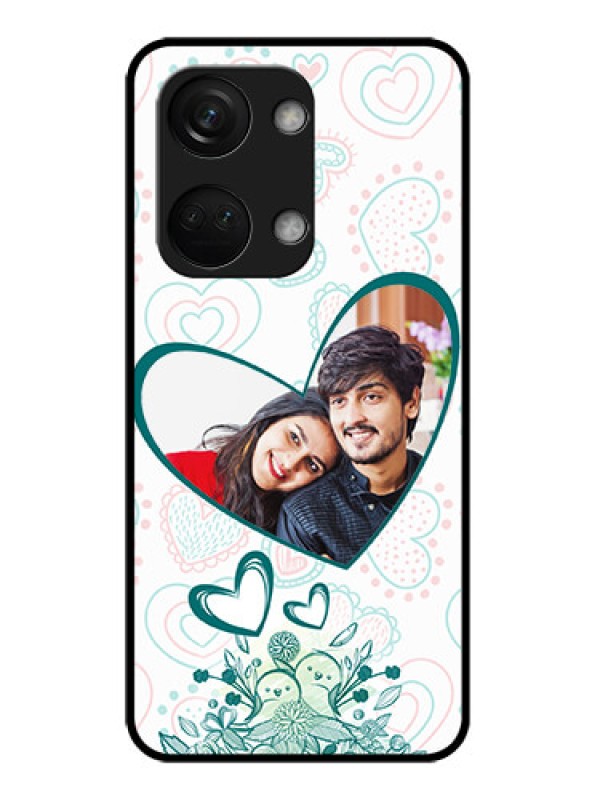 Custom OnePlus Nord 3 5G Photo Printing on Glass Case - Premium Couple Design