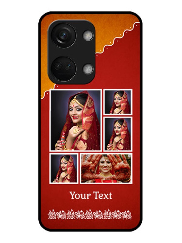 Custom OnePlus Nord 3 5G Personalized Glass Phone Case - Wedding Pic Upload Design