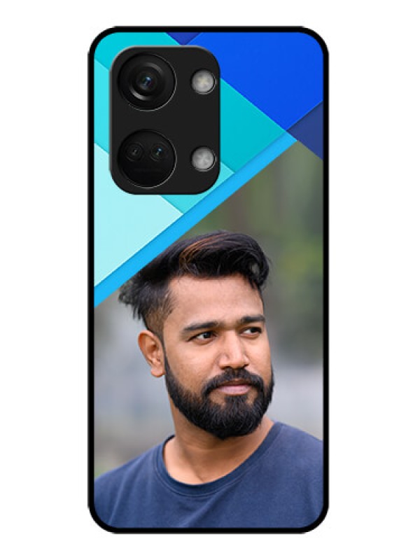 Custom OnePlus Nord 3 5G Custom Glass Phone Case - Blue Pattern Design