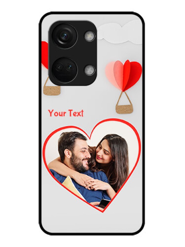 Custom OnePlus Nord 3 5G Custom Glass Mobile Case - Parachute Love Design