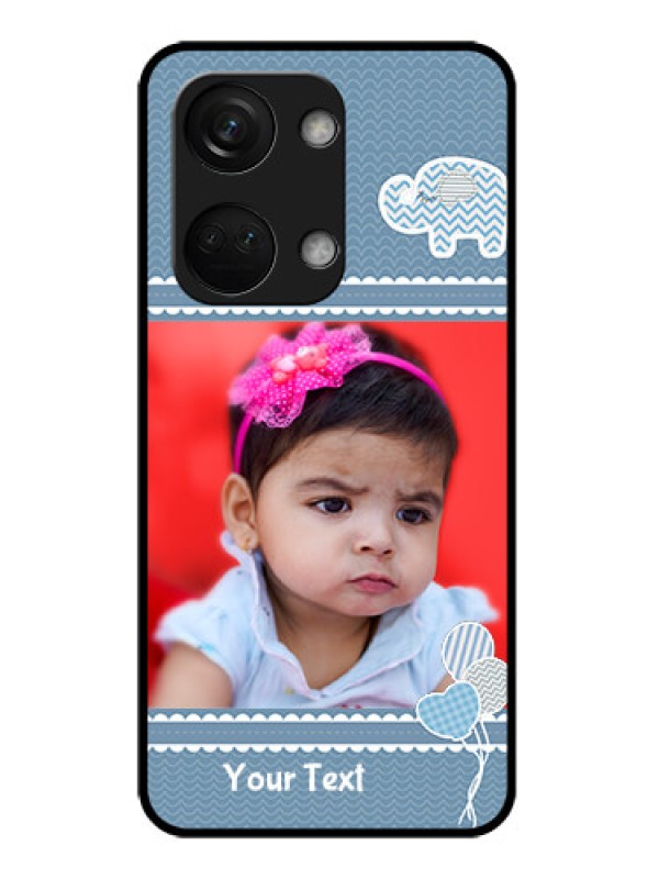 Custom OnePlus Nord 3 5G Photo Printing on Glass Case - with Kids Pattern Design