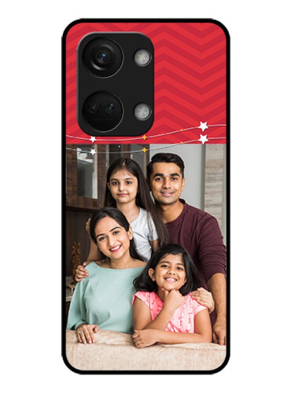 Custom OnePlus Nord 3 5G Personalized Glass Phone Case - Happy Family Design