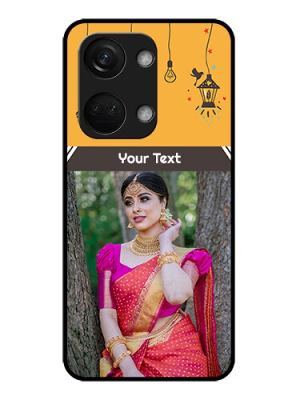 Custom OnePlus Nord 3 5G Custom Glass Mobile Case - with Family Picture and Icons