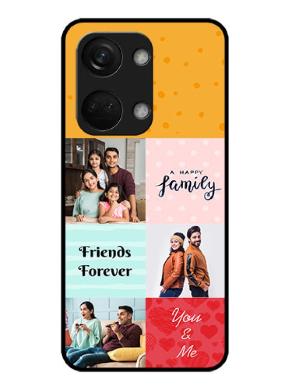 Custom OnePlus Nord 3 5G Personalized Glass Phone Case - Images with Quotes Design