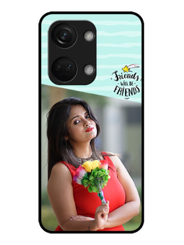 Custom OnePlus Nord 3 5G Custom Glass Phone Case - Friends Picture Icon Design