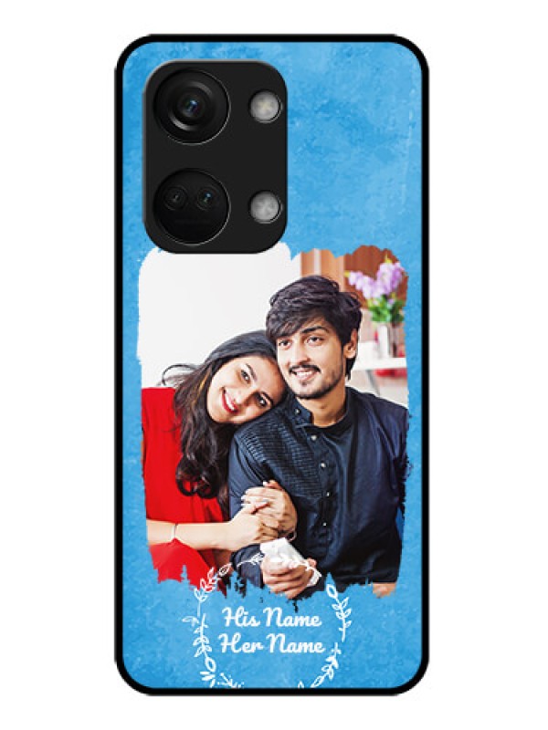 Custom OnePlus Nord 3 5G Custom Glass Phone Case - Blue Color Vintage Design