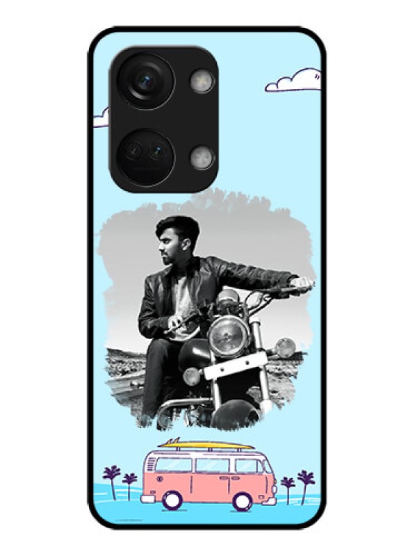 Custom OnePlus Nord 3 5G Photo Printing on Glass Case - Travel & Adventure Design