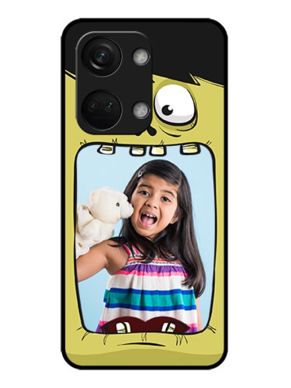 Custom OnePlus Nord 3 5G Personalized Glass Phone Case - Cartoon monster back case Design