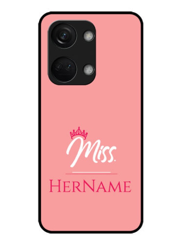 Custom OnePlus Nord 3 5G Custom Glass Phone Case Mrs with Name