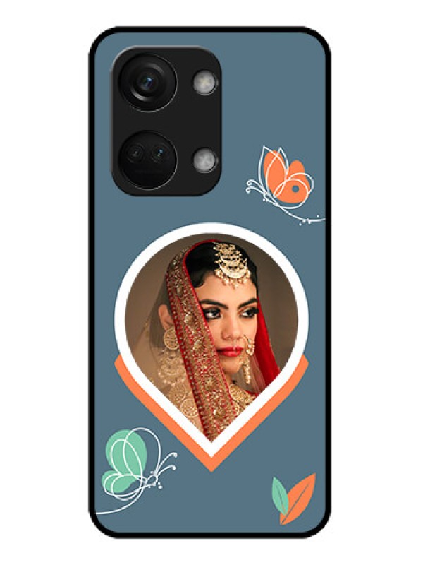 Custom OnePlus Nord 3 5G Custom Glass Mobile Case - Droplet Butterflies Design