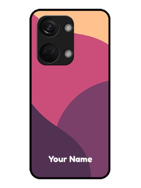 Custom OnePlus Nord 3 5G Custom Glass Phone Case - Mixed Multi-colour abstract art Design