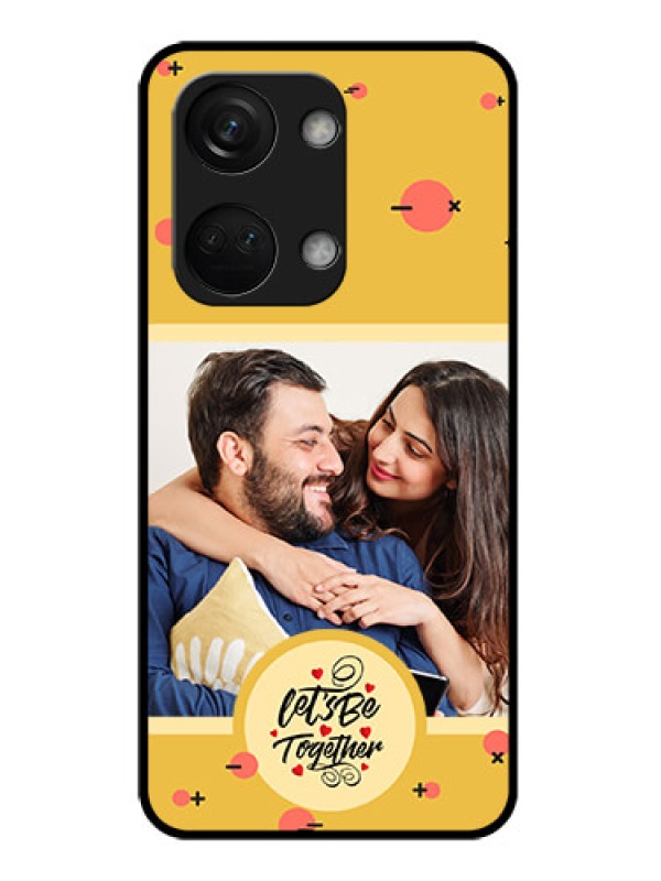 Custom OnePlus Nord 3 5G Photo Printing on Glass Case - Lets be Together Design