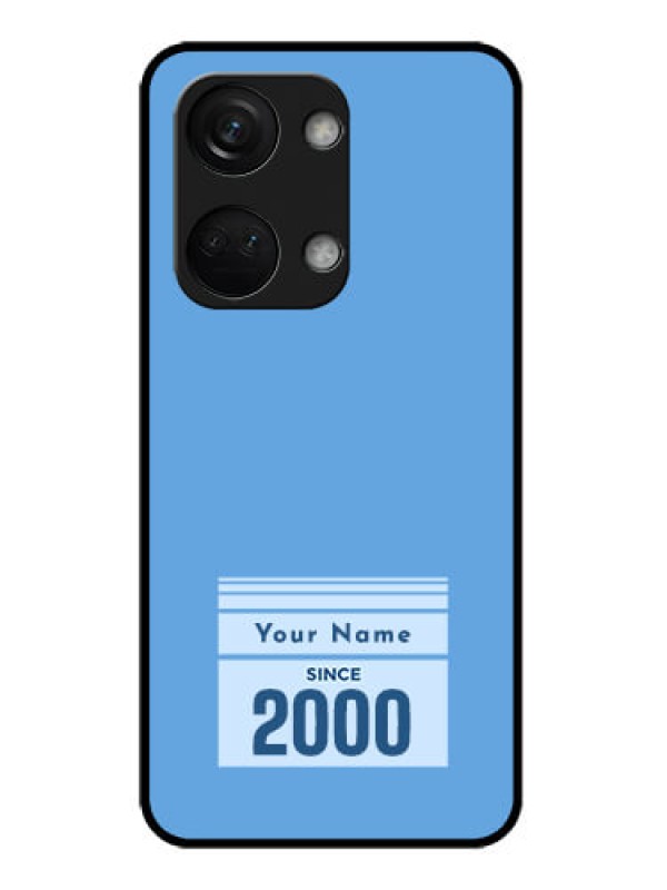 Custom OnePlus Nord 3 5G Custom Glass Mobile Case - Custom Year of birth Design