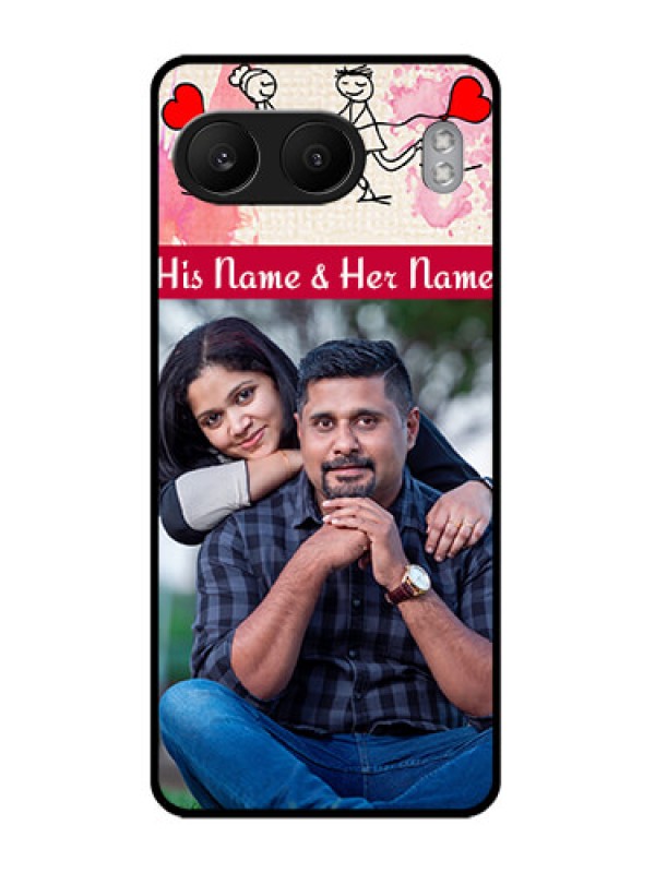 Custom OnePlus Nord 4 5G Custom Glass Phone CaseYou And Me Case Design