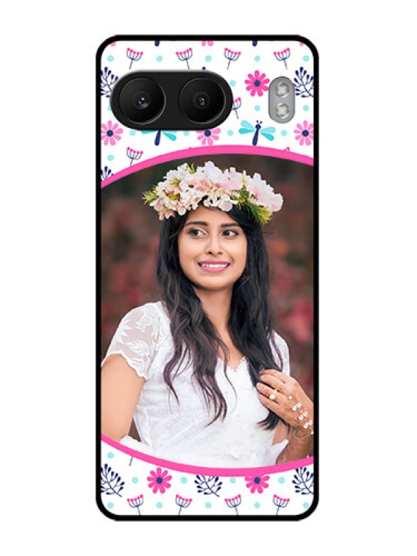 Custom OnePlus Nord 4 5G Custom Glass Phone CaseColorful Flower Design