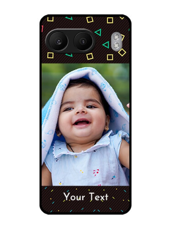Custom OnePlus Nord 4 5G Custom Glass Phone CaseWith Confetti Birthday Design