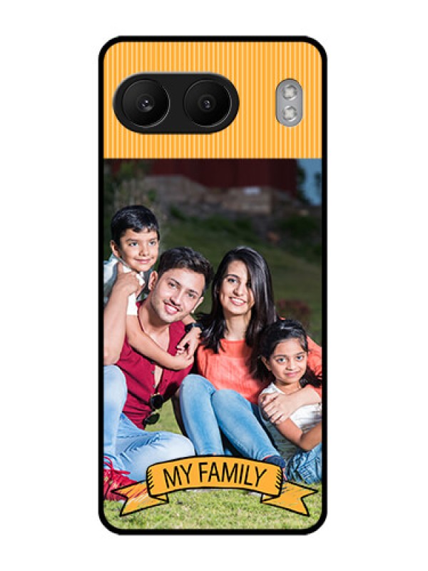 Custom OnePlus Nord 4 5G Custom Glass Phone CaseMy Family Design
